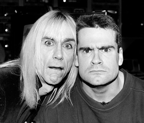 Porn photo musicthatspeaks:  *Iggy Pop and Henry Rollins