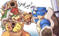 alcharlie:  Bowser Mega Evolution handmaded