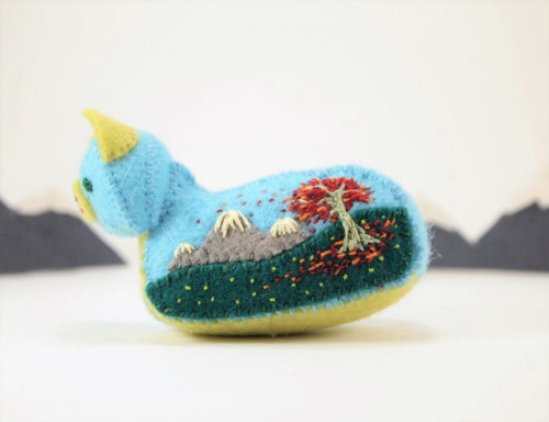 sosuperawesome:  Loaf Cats, Catalope, Unicorns and Seahorses by Floydine on Etsy More like this