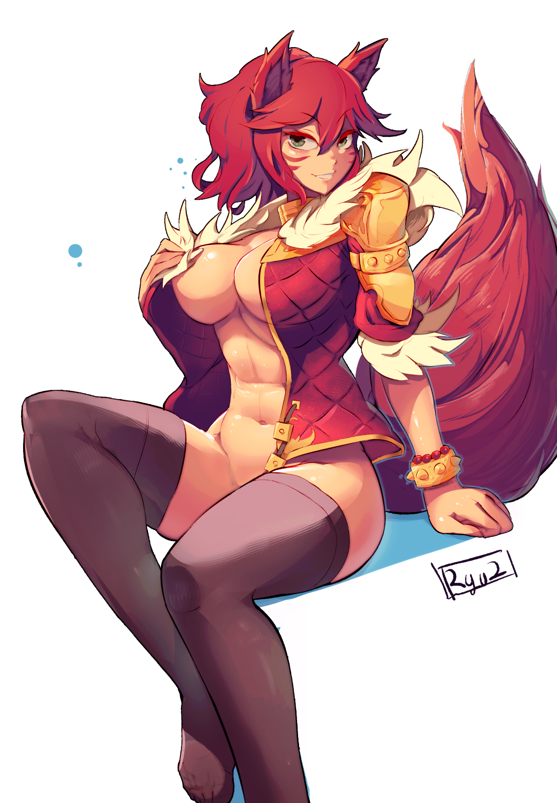 ryu2-art:  Vivian the wolf! (Commission for @clockworkmessenger) Patreon | Pixiv
