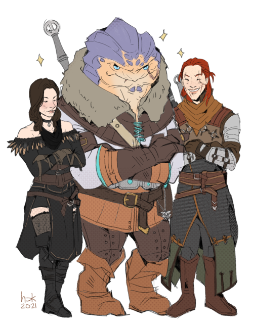 In honour of the new season of The Witcher, a Yenralt AU for Miranda, Shepard, and their child of de