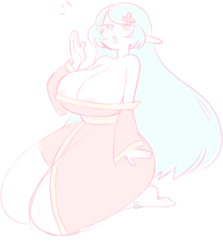 saasu:  small doodle of our lovely lily