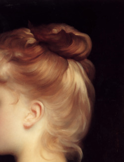 detailsofpaintings: Frederic Leighton, A Girl (detail) 19th  century 