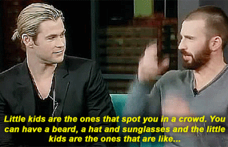 deansass:  chriscevans:  His face OMG…  but they literally included that in The
