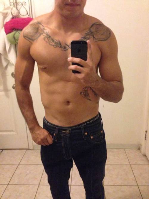straightkikboys:  Requested Tattoed Latino Follow Straight Kik Boys for more amateur straight boys. Request and Submit your kik boys!