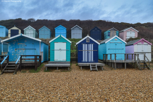 ellacott-photography: Photo: Beach Huts at Milford on Sea, Hampshire, UKDate Taken: 15th February 20