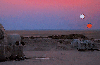 binary–sun:TATOOINEIf there’s a bright center to the universe, you’re on the planet that it’s 