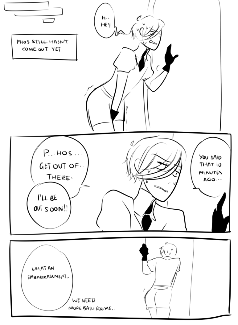 omomouse:  Do gems pee? no but I’ll draw it anyway