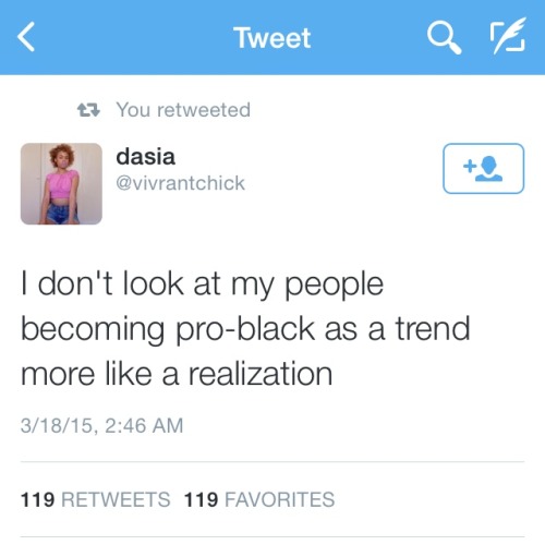 blacksnobbery:black–ranger:educatedblackexcellence:melaninboy:melaninboy:“I don’t look at my people 