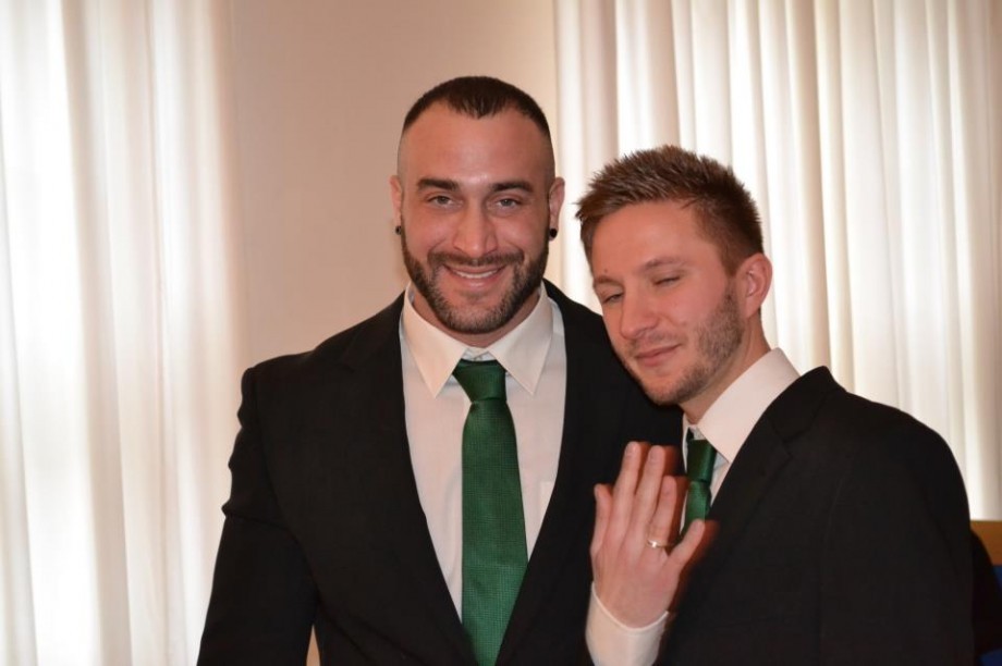 homoaffectivity:  Spencer Reed Marries Boyfriend in Berlin