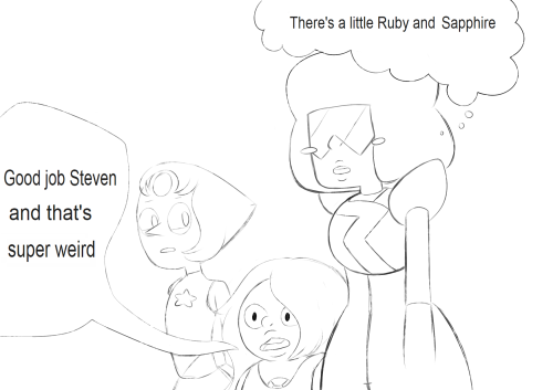 grimlock-king:  jopokepoke:  jopokepoke:  weird     li’l Rose    Never gonna happen Pearl >:3   :Y