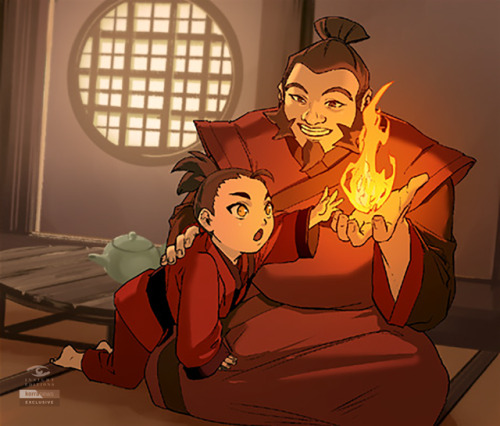 kkachi95:korranews:Zuko and Iroh through the years, from Avatar The Last Airbender: Legacy of the Fi