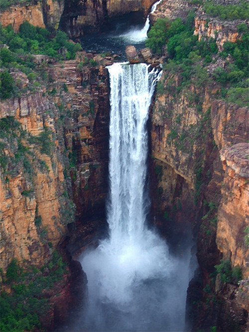 theoceanrolls: Jim Jim Falls, Kakadu National Park, Australia (by Kumukulanui)