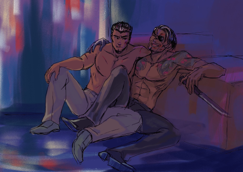 Also a couple KazuMajis for KazuMaji week :] 