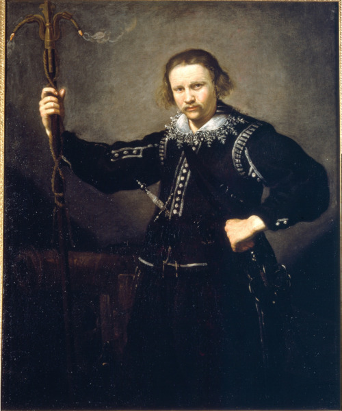 Portrait of an Artilleryman, attributed to Govert Teuniszoon Flinck, Accademia Carrara, Bergamo.