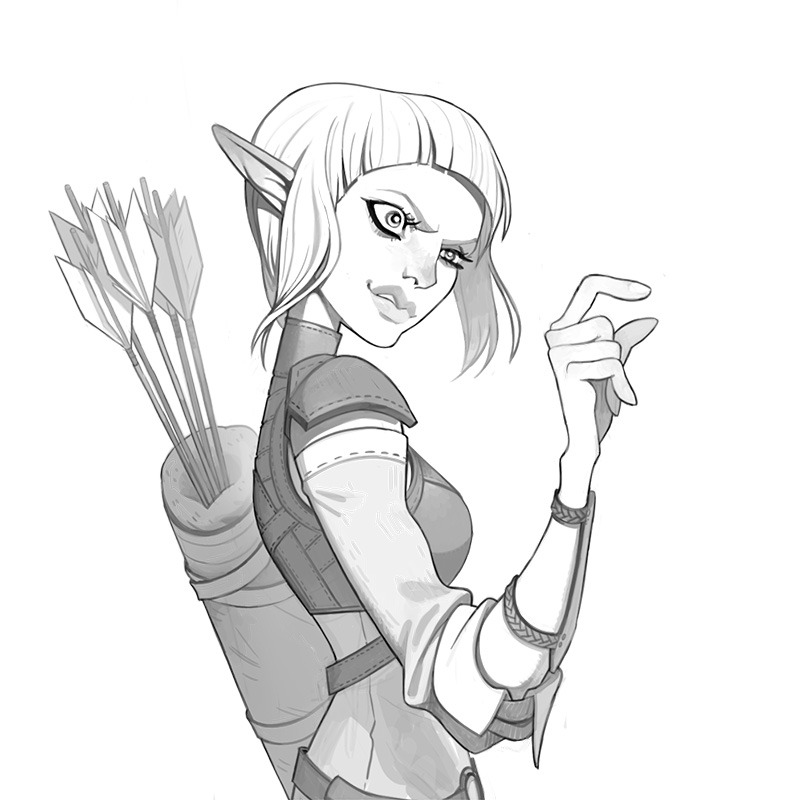 joy-ang:  Today is the release of Dragon Age Inquisition! Here’s some Sera fan