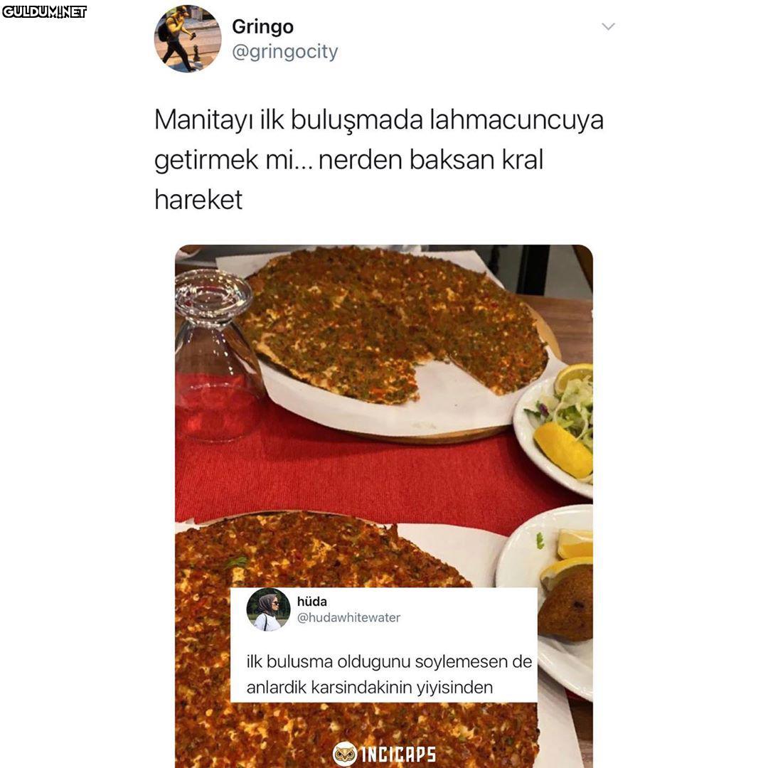 Öyle lahmacun mu yenir...