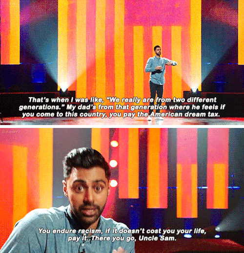 hi-pot-and-news: baawri: Hasan Minhaj: Homecoming King (2017) “Nobody loves this country more than