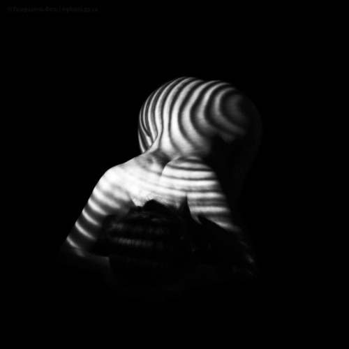 Stripes of Light (with model Marisabel) by meditativephotos, 2015