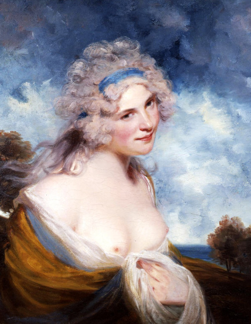 jaded-mandarin:  John Hoppner. Portrait of a Lady as a Baccante, 1780. And people think Georgians are prudish.. 