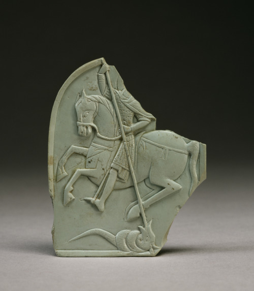 St. George and the Dragon, 12th Century, Unknown [This item is on display at the Walters Art Msueum 