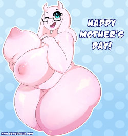 somescrub:  Happy Goat Mother’s Day   If you like my art and want to see more, consider looking at my Patreon page. Any support is appreciated!     &lt; |D’‘‘‘