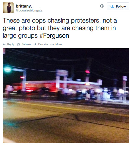 socialjusticekoolaid:   HAPPENING NOW (9.24.14): The situation in Ferguson is escalating