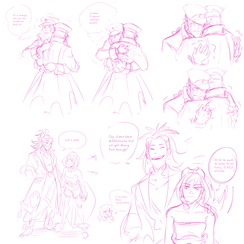 Some PLA sketchdumps.It’s so funny to see how I slowly progressed over to the twins in such a short 