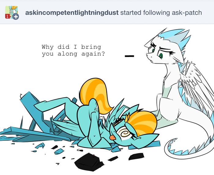 askincompetentlightningdust:  ask-patch:  Great! Now people won’t be able to ask
