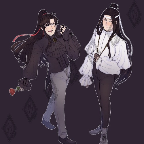 i saw this tweet and i thought the clothes would be perfect for wangxian lollowkey missed doing line