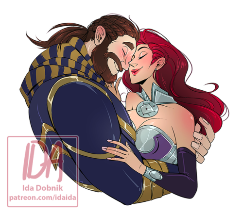 krizzakrizza: GW2 themed Valentine’s day commissions  for @evasivearcana,  Lyndwyn88