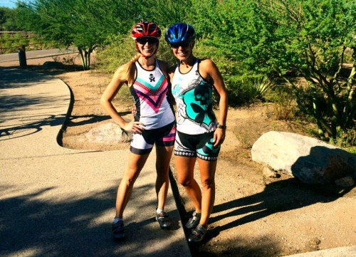efreitri: The always fabulous multisportmom came with me on my ride today and we rocked our sick bet