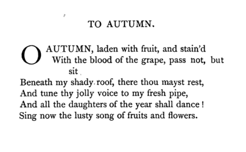 gnossienne - William Blake, “To Autumn” (1783)