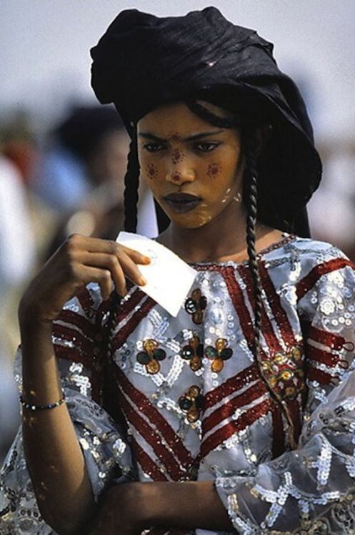 Tuareg woman of northern Africa
