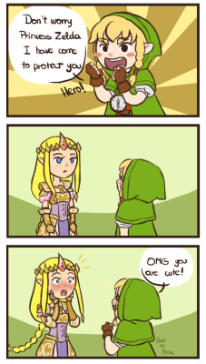 chat-en-rose:  Linkle wanting to be Zelda’s