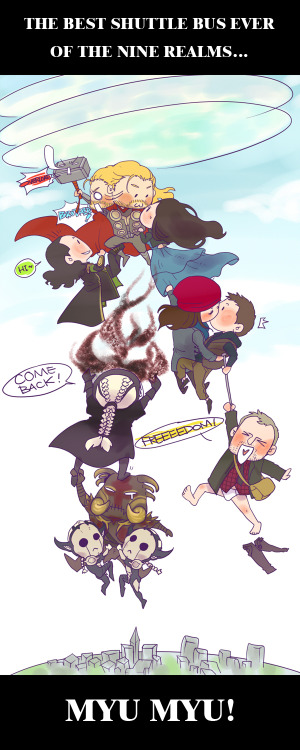 THE BEST SHUTTLE BUS EVER OF THE NINE REALMS……