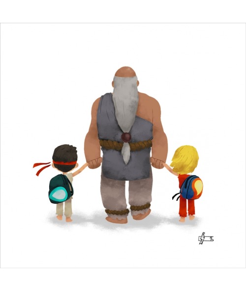 Super Families Prints by Andry Rajoelina at Last Available on French Paper Art Club With Geek-Art.ne