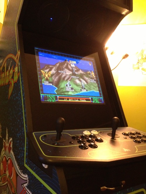 Guess who got the Godzilla game on her arcade cabinet? Hint: It’s me.Definitely not a super gr