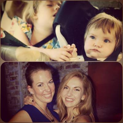 A fabulous then and now with my best friend, biggest supporter, favourite partner in crime, and the best sister in the world! Love you so much Alana! #sisterlove @thedreamcreate