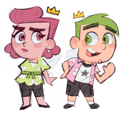 jadeyarts:  doodles of the most iconic fairy couple!!