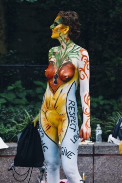 flanneador:  NYC BODYPAINTING DAY 2015 