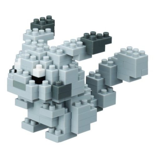 retrogamingblog:Nanoblock released a Special Edition Pokemon set based on their black-and-white spri