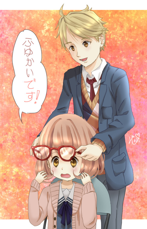 Kyoukai no Kanata fanart Please keep the source! Thank you ♥ Hini