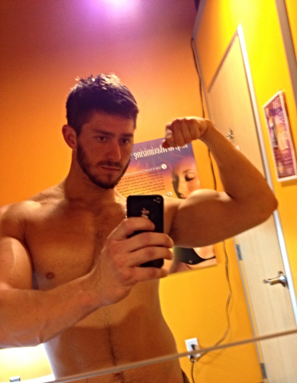 I&rsquo;m gettin a happy trail. 😳 24 and just now getting hair on my chest