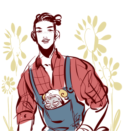 c2oh:    I forgot the emojis but I’d love farmer Rhome and Rhome in his typical underwear!! Love your art  Farmer Rhome bc half of the shit I draw of RHome is already in his fuckin undies anyways.