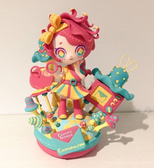 conomiakahori:I made cocktail concept figure of “cosmopolitan”