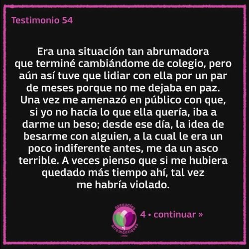 #MartesDeTestimonio! La aloamatonorma se ve en todos lados. No sólo invalidando experiencias 