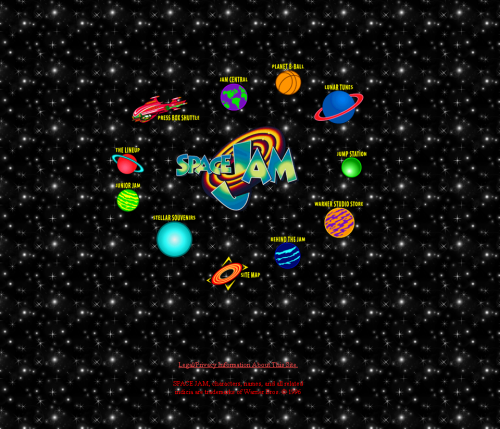 Came across this. http://www2.warnerbros.com/spacejam/movie/jam.htm Its literally the original site for the movie back from 1996! Don’t ask how I found this.