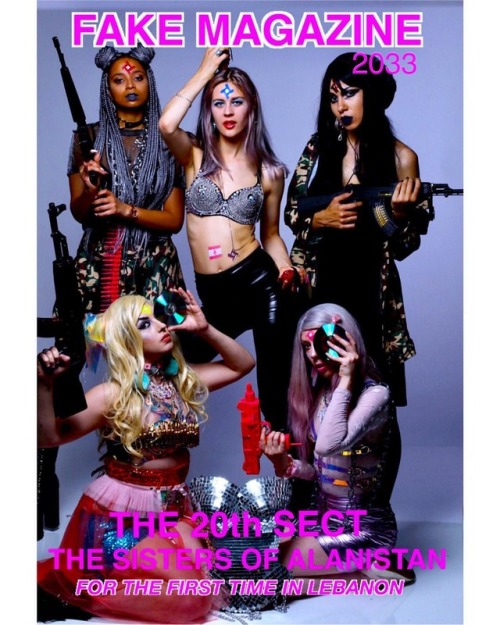 HOT off the presses&hellip; Fake Magazine “Sisters of ALANISTAN” cover by CPOH @jjbr