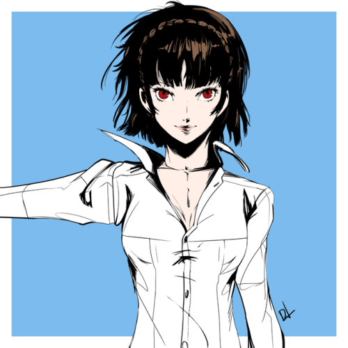 A short haired version of Makoto Niijima from Persona 5!